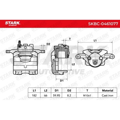 Zacisk Hamulcowy Stark SKBC-0461077 SKBC-0461077 - foto 6