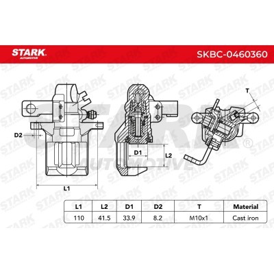 Zacisk Hamulcowy Stark SKBC-0460360 SKBC-0460360 - foto 6