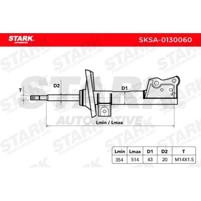 Amortyzator Stark SKSA-0130060 SKSA-0130060 - foto 3