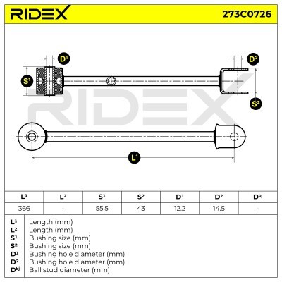 Wahacz RIDEX 273C0726 273C0726 - foto 7