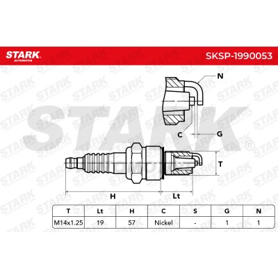 Świeca Zapłonowa Stark SKSP-1990053 SKSP-1990053 - foto 6