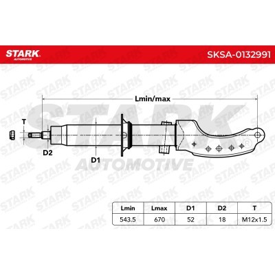 Amortyzator Stark SKSA-0132991 SKSA-0132991 - foto 7