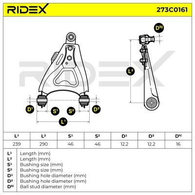 Wahacz RIDEX 273C0161 273C0161 - foto 4