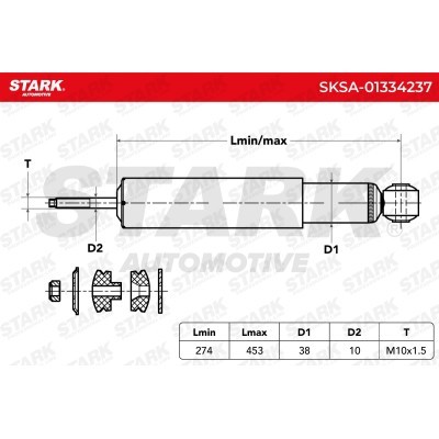 Amortyzator Stark SKSA-01334237 SKSA-01334237 - foto 4