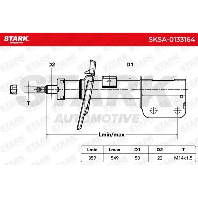 Amortyzator Stark SKSA-0133164 SKSA-0133164 - foto 6