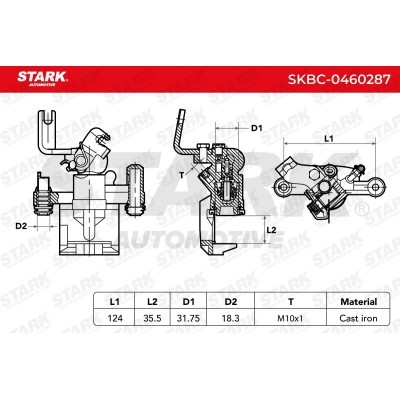 Zacisk Hamulcowy Stark SKBC-0460287 SKBC-0460287 - foto 7