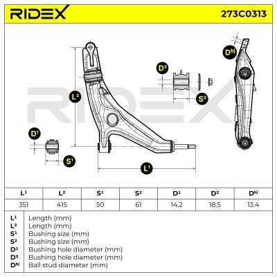 Wahacz RIDEX 273C0313 273C0313 - foto 4