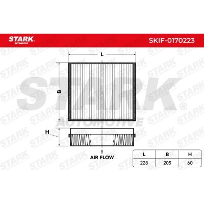 Filtr Kabinowy Stark SKIF-0170223 SKIF-0170223 - foto 7