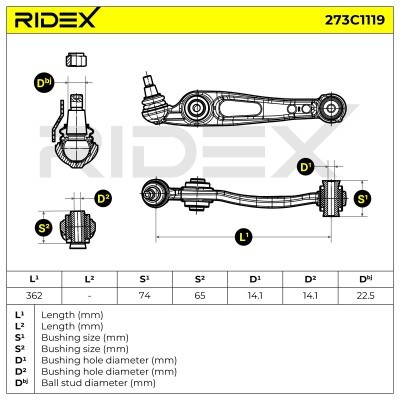 Wahacz RIDEX 273C1119 273C1119 - foto 5