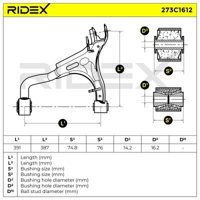 Wahacz RIDEX 273C1612 273C1612 - foto 8