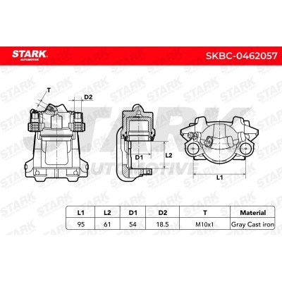 Zacisk Hamulcowy Stark SKBC-0462057 SKBC-0462057 - foto 3