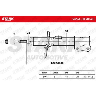 Amortyzator Stark SKSA-0131040 SKSA-0131040 - foto 3