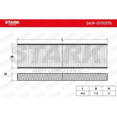 Filtr Kabinowy Stark SKIF-0170175 SKIF-0170175 - foto 2