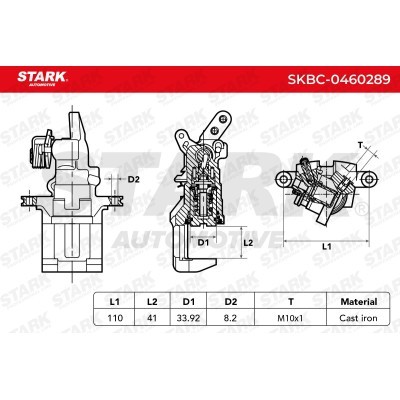 Zacisk Hamulcowy Stark SKBC-0460289 SKBC-0460289 - foto 3