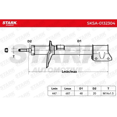 Amortyzator Stark SKSA-0132304 SKSA-0132304 - foto 3