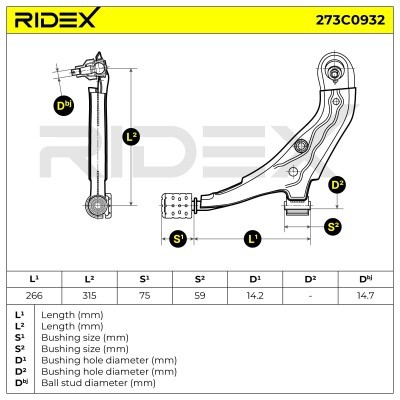 Wahacz RIDEX 273C0932 273C0932 - foto 6