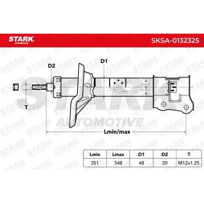 Amortyzator Stark SKSA-0132325 SKSA-0132325 - foto 4