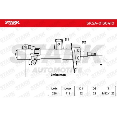 Amortyzator Stark SKSA-0130410 SKSA-0130410 - foto 3