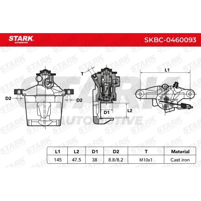 Zacisk Hamulcowy Stark SKBC-0460093 SKBC-0460093 - foto 4