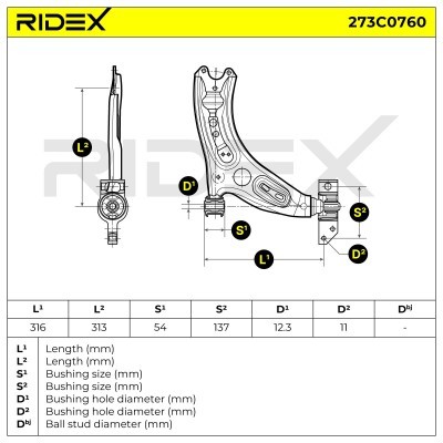 Wahacz RIDEX 273C0760 273C0760 - foto 5