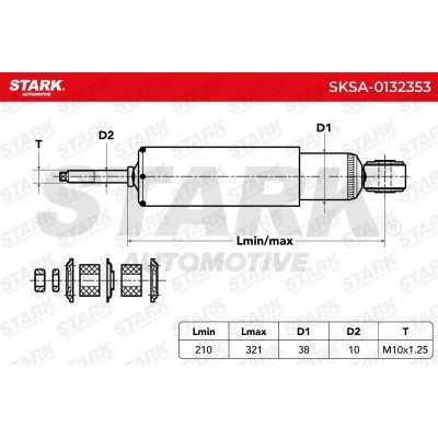 Amortyzator Stark SKSA-0132353 SKSA-0132353 - foto 3