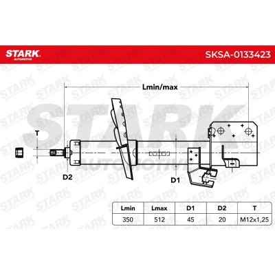 Amortyzator Stark SKSA-0133423 SKSA-0133423 - foto 7