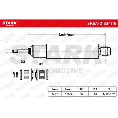 Amortyzator Stark SKSA-01334116 SKSA-01334116 - foto 7