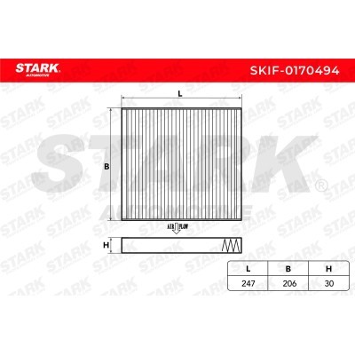 Filtr Kabinowy Stark SKIF-0170494 SKIF-0170494 - foto 6