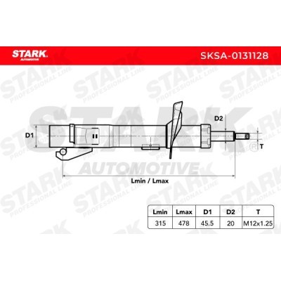 Amortyzator Stark SKSA-0131128 SKSA-0131128 - foto 3