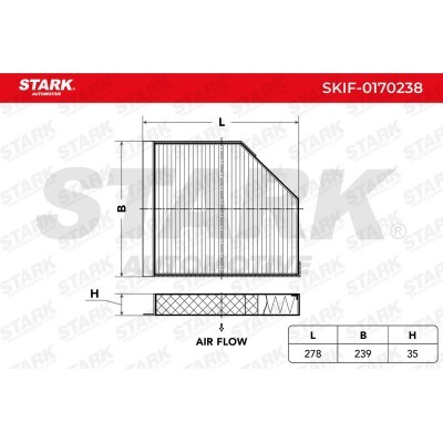 Filtr Kabinowy Stark SKIF-0170238 SKIF-0170238 - foto 2
