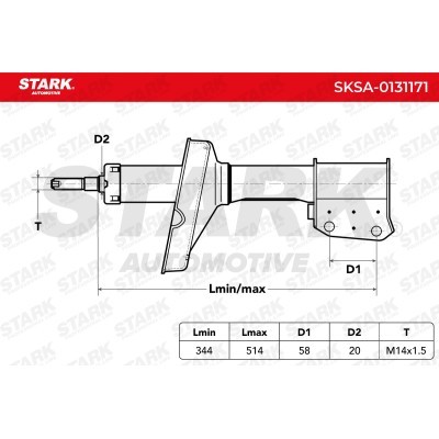 Amortyzator Stark SKSA-0131171 SKSA-0131171 - foto 3