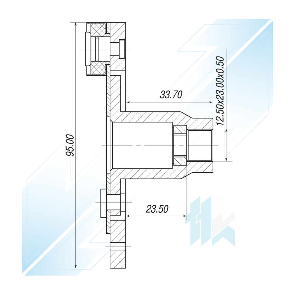 Tarcza Sprzęgła Sprężarki PANASONIC V08 Ø95 Mazda 115PV08002 - foto 3