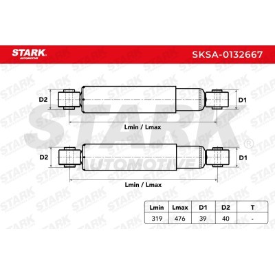 Amortyzator Stark SKSA-0132667 SKSA-0132667 - foto 3