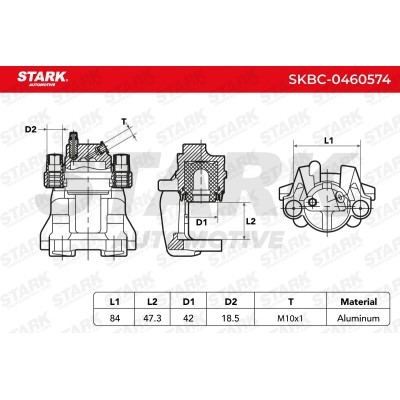 Zacisk Hamulcowy Stark SKBC-0460574 SKBC-0460574 - foto 6