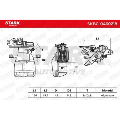 Zacisk Hamulcowy Stark SKBC-0460218 SKBC-0460218 - foto 3
