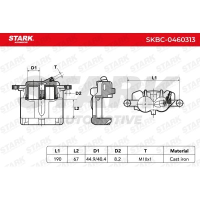 Zacisk Hamulcowy Stark SKBC-0460313 SKBC-0460313 - foto 5