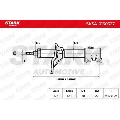 Amortyzator Stark SKSA-0130327 SKSA-0130327 - foto 3