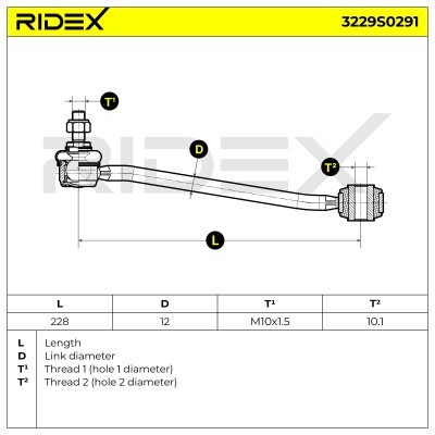 Łącznik Stabilizatora RIDEX 3229S0291 3229S0291 - foto 6