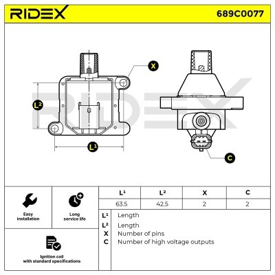 Cewka Zapłonowa RIDEX 689C0077 689C0077 - foto 7
