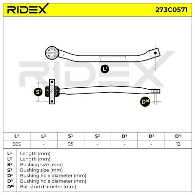 Wahacz RIDEX 273C0571 273C0571 - foto 6
