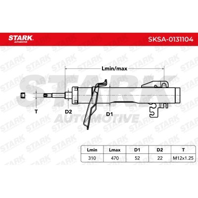 Amortyzator Stark SKSA-0131104 SKSA-0131104 - foto 3