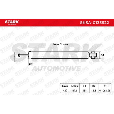 Amortyzator Stark SKSA-0133522 SKSA-0133522 - foto 5