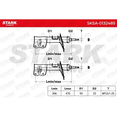 Amortyzator Stark SKSA-0132485 SKSA-0132485 - foto 4