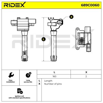 Cewka Zapłonowa RIDEX 689C0060 689C0060 - foto 4