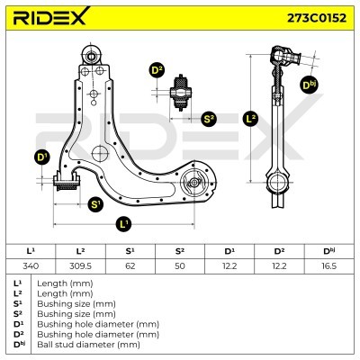 Wahacz RIDEX 273C0152 273C0152 - foto 8