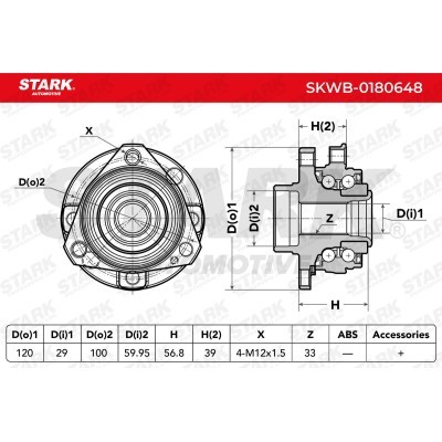 Łożysko Koła Stark SKWB-0180648 SKWB-0180648 - foto 4
