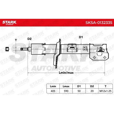 Amortyzator Stark SKSA-0132335 SKSA-0132335 - foto 5