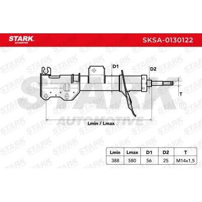 Amortyzator Stark SKSA-0130122 SKSA-0130122 - foto 4
