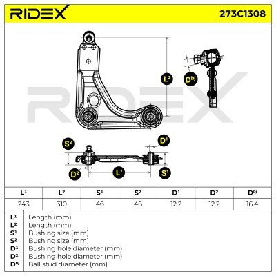 Wahacz RIDEX 273C1308 273C1308 - foto 6
