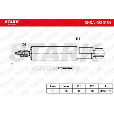 Amortyzator Stark SKSA-0130154 SKSA-0130154 - foto 3